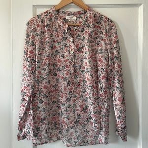 Isabel Marant Etoile Pink Floral Blouse